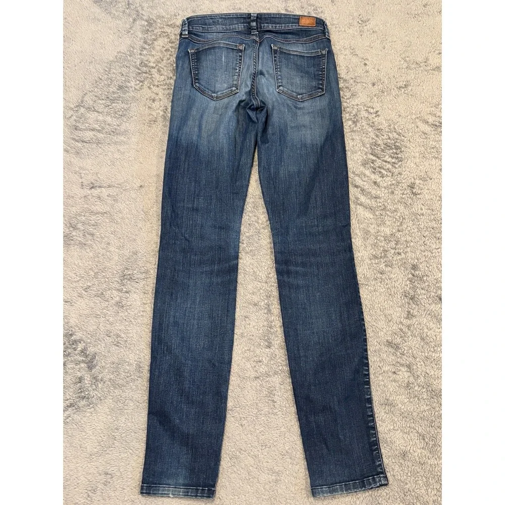 Guess Jeans Womens 26 Brittney Skinny Blue Denim Stretch Ankle Dark Wash